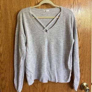 Maurice’s crisscross neckline sweater